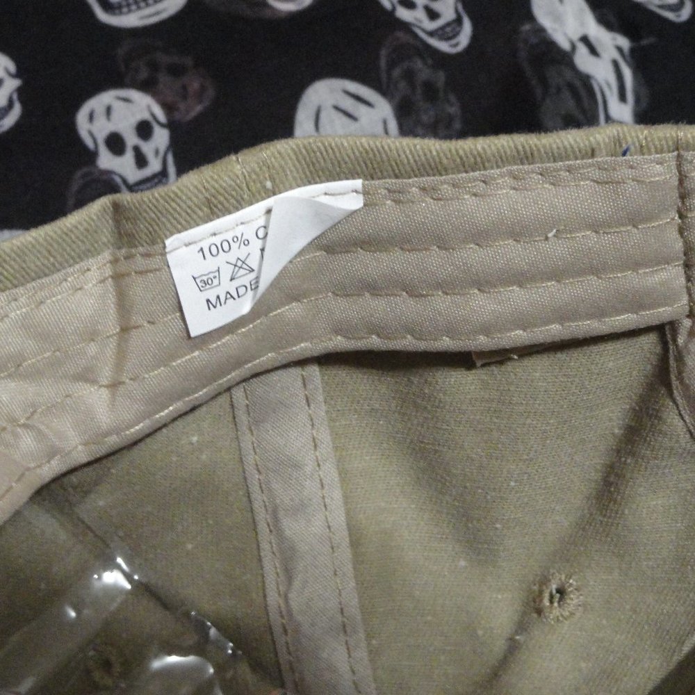 S%&T Show Supervisor khaki cotton ball cap~heat pressed~NWOT - Picture 6 of 6